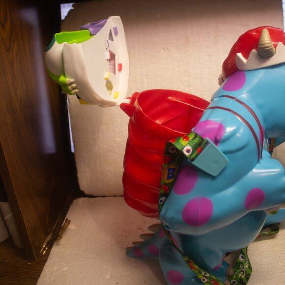 Disney Parks Santa Sulley and Mike Popcorn Bucket Pre-owned - Picture 6 of 9